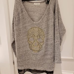 Zara skull sweatshirt